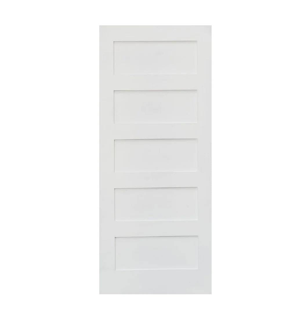 Shaker 5-Panel Solid Wood Door