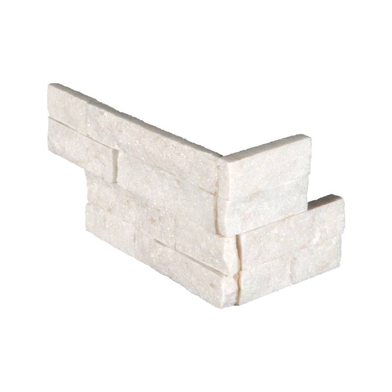 ARCTIC WHITE STACKED STONE