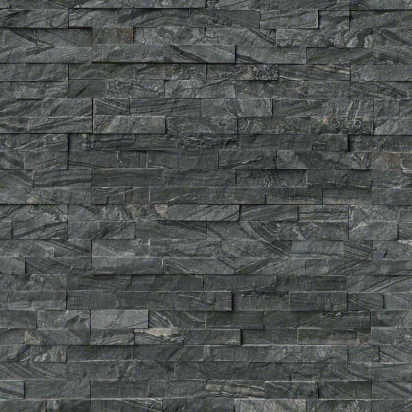 GLACIAL BLACK STACKED STONE