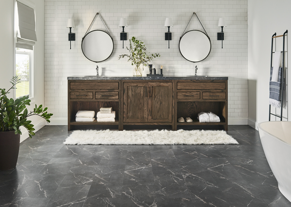 ST. LAURENT BLACK MATT RECTIFIED PORCELAIN TILE