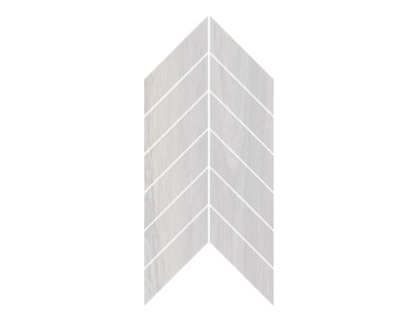 URBANWOOD GREY MATTE CHEVRON MOSAIC