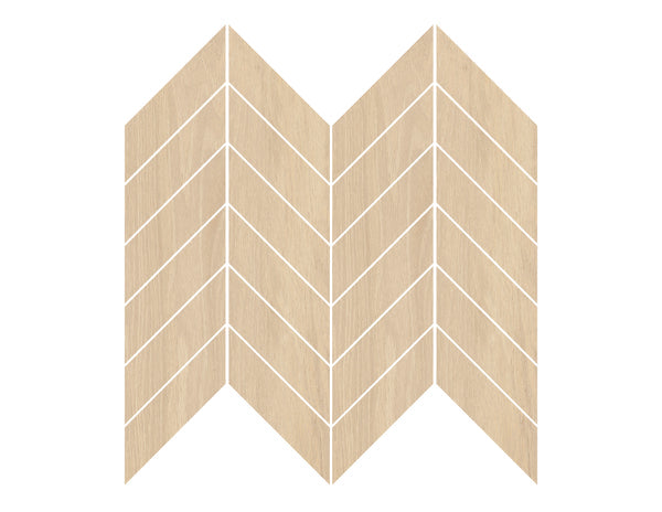 URBANWOOD LIGHT OAK MATTE CHEVRON MOSAIC