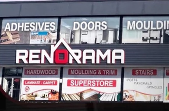 The Renorama storefront at 4327 Steeles Ave W, North York